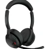 Jabra Evolve2 55 Headset - Stereo - Wireless - Bluetooth - 98.4 ft - 20 Hz to 20 kHz - On-ear - Binaural - 2559999998901