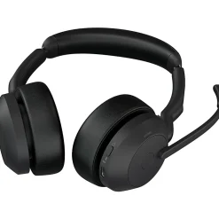 Jabra Evolve2 55 Headset - Stereo - Wireless - Bluetooth - 98.4 ft - 20 Hz to 20 kHz - On-ear - Binaural - 2559998989901