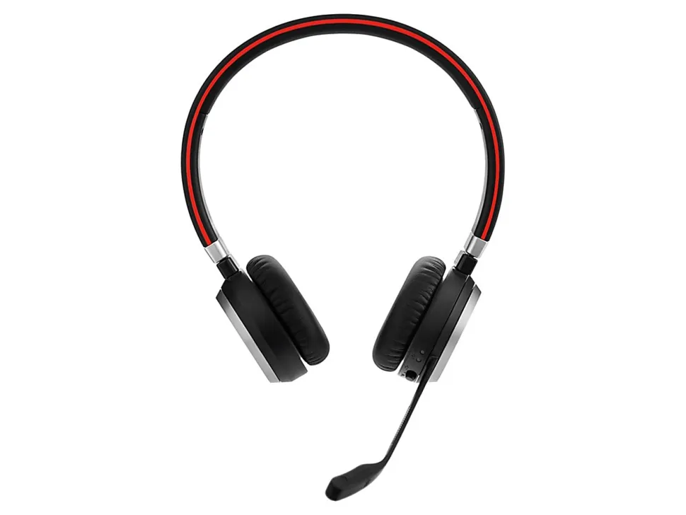 Jabra® Evolve 65 Microsoft® Lync Stereo Wireless Bluetooth® Over-The-Head Headphones