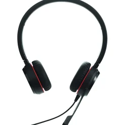 Jabra EVOLVE 20SE Headset - Stereo - USB - Wired - Over-the-head - Binaural - Supra-aural - Noise Canceling - Black