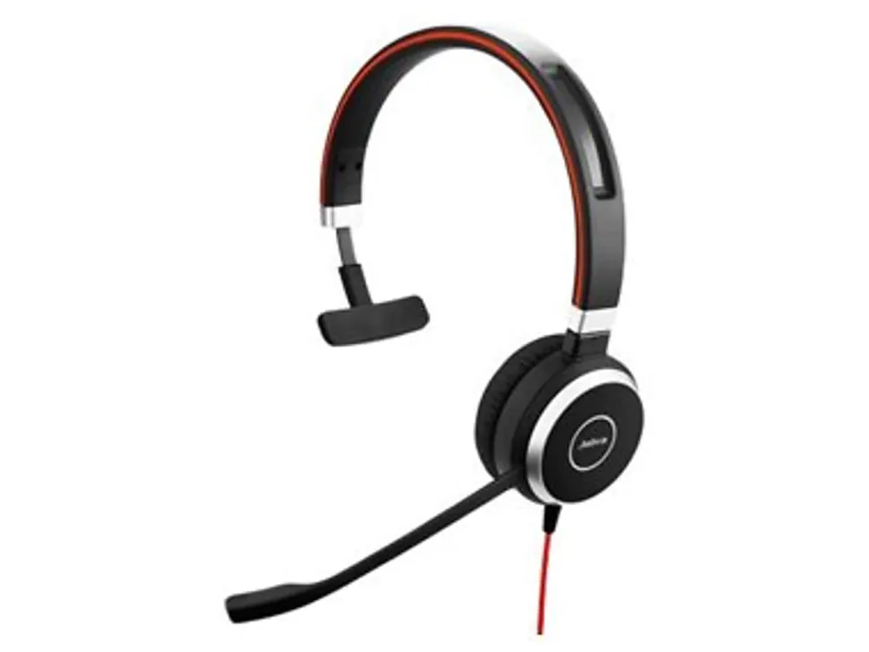 Jabra® Evolve 40 UC Mono Wired Over-The-Head Headphones