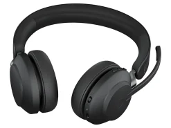 Jabra Evolve2 65 UC Stereo - Headset - on-ear - Bluetooth - wireless - USB-A - noise isolating - black