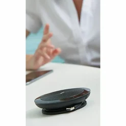 Jabra Speak 510+ MS Speakerphone Wired/Wireless Bluetooth Skype for Business 4 Meeting Persons Capacity Omni directional Microphone(s) Black