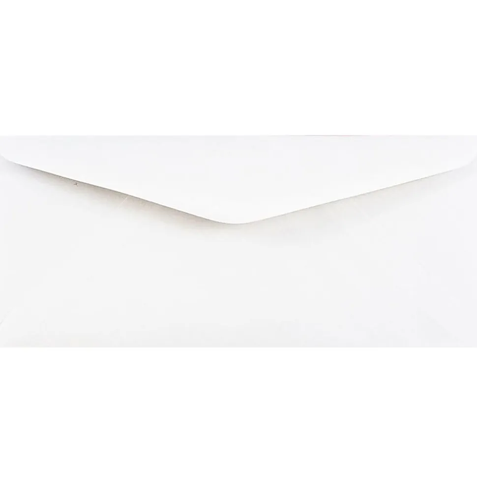 JAM Paper® Booklet Commercial-Flap Envelopes, #11, Gummed Seal, White, Pack Of 500 Envelopes