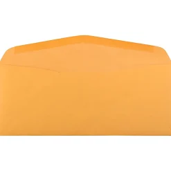 JAM PaperĀ® Booklet Commercial-Flap Envelopes, #12, Gummed Seal, Brown Kraft, Pack Of 50 Envelopes