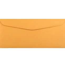 JAM Paper® Booklet Commercial-Flap Envelopes, #12, Gummed Seal, Brown Kraft, Pack Of 50 Envelopes