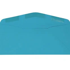 JAM Paper® Booklet Envelopes, #9, Gummed Seal, Blue, Pack Of 50