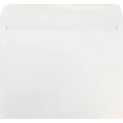 JAM Paper® Booklet Envelopes, 9" x 12", Gummed Seal, 30% Recycled, Blue, Pack Of 25
