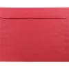 JAM Paper® Booklet Envelopes, 9" x 12", Gummed Seal, 30% Recycled, Red, Pack Of 25