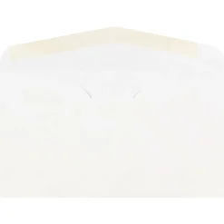 JAM PaperĀ® Booklet Envelopes, 3 5/8" x 6 1/2", Gummed Seal, White, Pack Of 25
