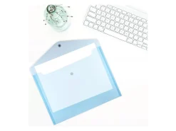 JAM Paper® Booklet Plastic Envelopes, Letter-Size, 9 3/4