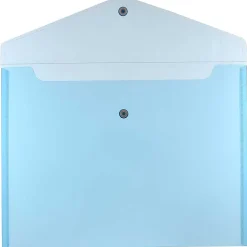 JAM Paper® Booklet Plastic Envelopes, Letter-Size, 9 3/4