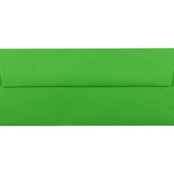 JAM PAPER #10 Business Colored Envelopes, 4 1/8" x 9 1/2", Green, 25/Pack