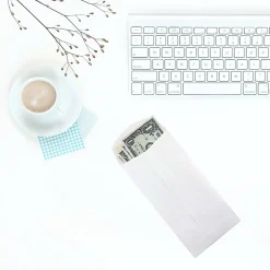 JAM Paper® Coin Envelopes, #7, Gummed Seal, White, Pack Of 250 Envelopes