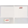 JAM Paper® Glossy 2-Pocket Presentation Folders, Grey, Pack of 6