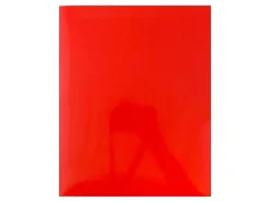 JAM Paper® Glossy 2-Pocket Presentation Folders, Red, Pack of 6