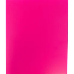 JAM Paper® Heavy-Duty 2-Pocket Plastic Presentation Folders, 9