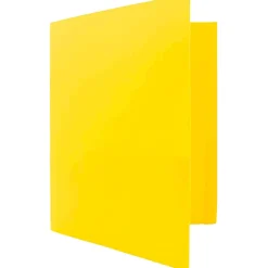 JAM Paper® Heavy-Duty 2-Pocket Plastic Presentation Folders, 9