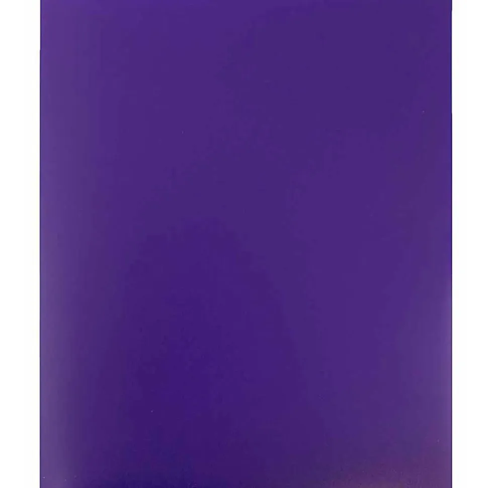 JAM Paper® Heavy Duty 2-Pocket Presentation Folder, 8 1/2" x 11 3/4", Purple, 6/pack
