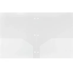 JAM Paper® 3-Hole-Punched 2-Pocket Plastic Presentation Folders, 9