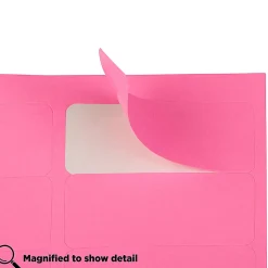 JAM PaperĀ® Mailing Address Labels, Rectangle, 2 5/8" x 1", Pink, Pack Of 120