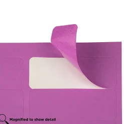 JAM PaperĀ® Mailing Address Labels, Rectangle, 2 5/8" x 1", Purple, Pack Of 120