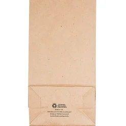 JAM Paper® Medium Kraft Lunch Bags, Brown, 5 x 9 3/4 x 3, Pack Of 25 Bags