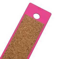 JAM PaperĀ® Non-Skid Stainless-Steel Ruler, 12", Fuchsia Pink