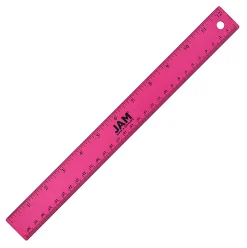 JAM Paper® Non-Skid Stainless-Steel Ruler, 12