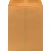 JAM Paper® Open-End Catalog Envelopes, 10" x 13", Gummed Closure, Brown Kraft, Pack Of 100