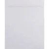 JAM Paper® Open-End Envelopes, 11-1/2 x 14-1/2, Gummed Seal, White, Pack Of 50 Envelopes