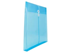 JAM Paper® Open-End Plastic Envelopes, Letter-Size, 9 3/4
