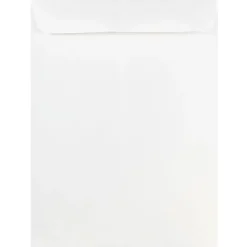 JAM PaperĀ® Open-End 9" x 12" Catalog Envelopes, Gummed Seal, White, Pack Of 25