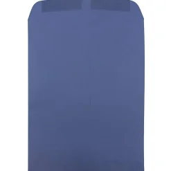 JAM PaperĀ® Open-End 9" x 12" Catalog Envelopes, Gummed Closure #10 1/2, Presidential Blue, Pack Of 25