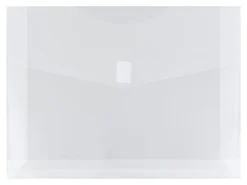 JAM Paper® Plastic Booklet Expansion Envelopes, Letter-Size, 9 3/4