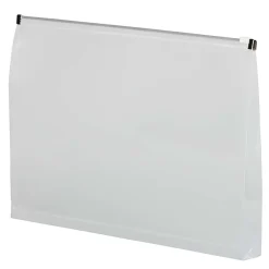JAM Paper® Plastic Envelopes, Zipper Closure, Legal-Size, 9 1/2