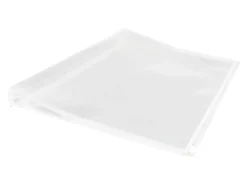 JAM PaperĀ® Plastic Envelopes, Zipper Closure, Letter-Size, 9 3/4" x 13", Clear, Pack Of 12