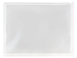 JAM Paper® Plastic Envelopes, Zipper Closure, Letter-Size, 9 3/4