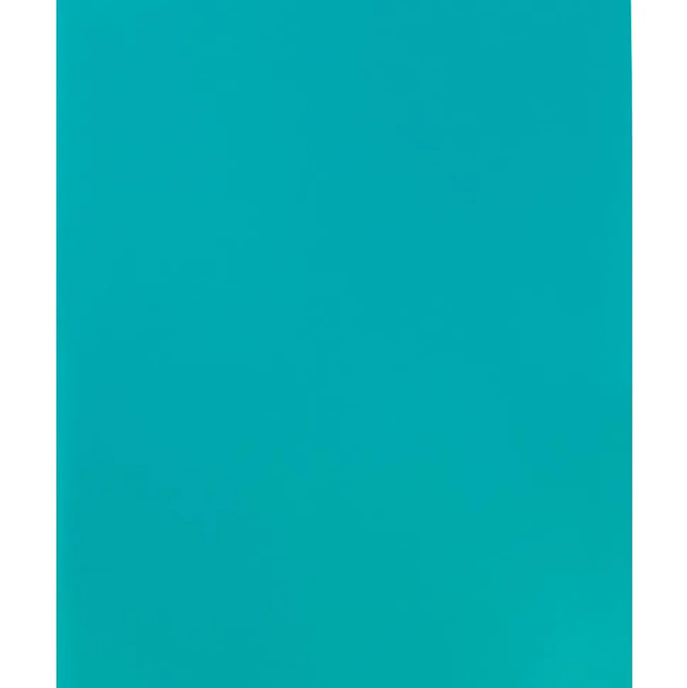 JAM Paper® Plastic 2-Pocket School POP Folders, 9 1/2" x 11 1/2", Teal, Pack Of 6