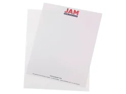 JAM PaperĀ® Plastic Sleeves, 9" x 11 1/2", 1" Capacity, Clear, Pack Of 12