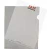 JAM Paper® Plastic Sleeves, 9" x 11 1/2", 1" Capacity, Smoke Gray, Pack Of 12