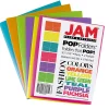 JAM Paper® POP Plastic 2-Pocket School Folders, 9-1/2" x 11-1/2", Assorted Fashion, Pack Of 6 Folders