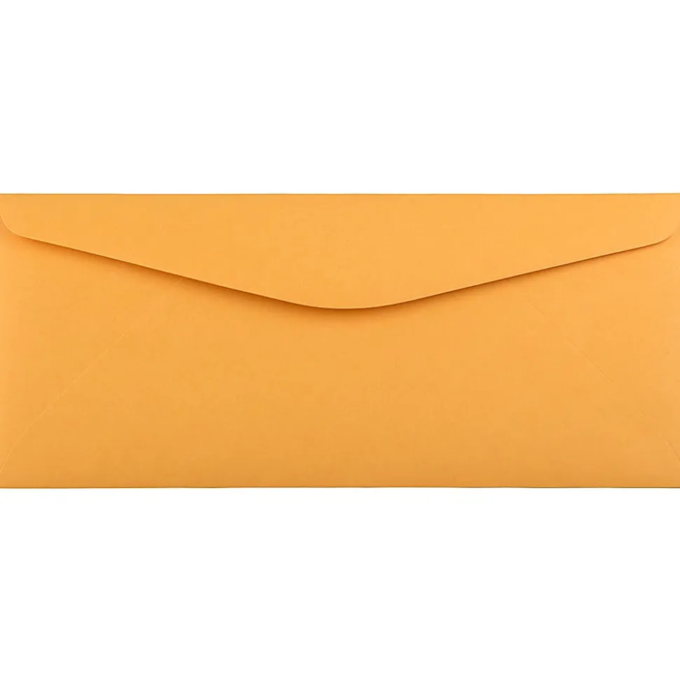 JAM PAPER #11 Recycled Envelopes, 4 1/2 x 10 3/8, Brown Kraft Manila, 25/Pack