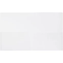 JAM Paper® Regular-Weight 2-Pocket Plastic Presentation Folders, 9