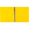 JAM PAPER 3 Ring Plastic Binder, 1 inch, Yellow