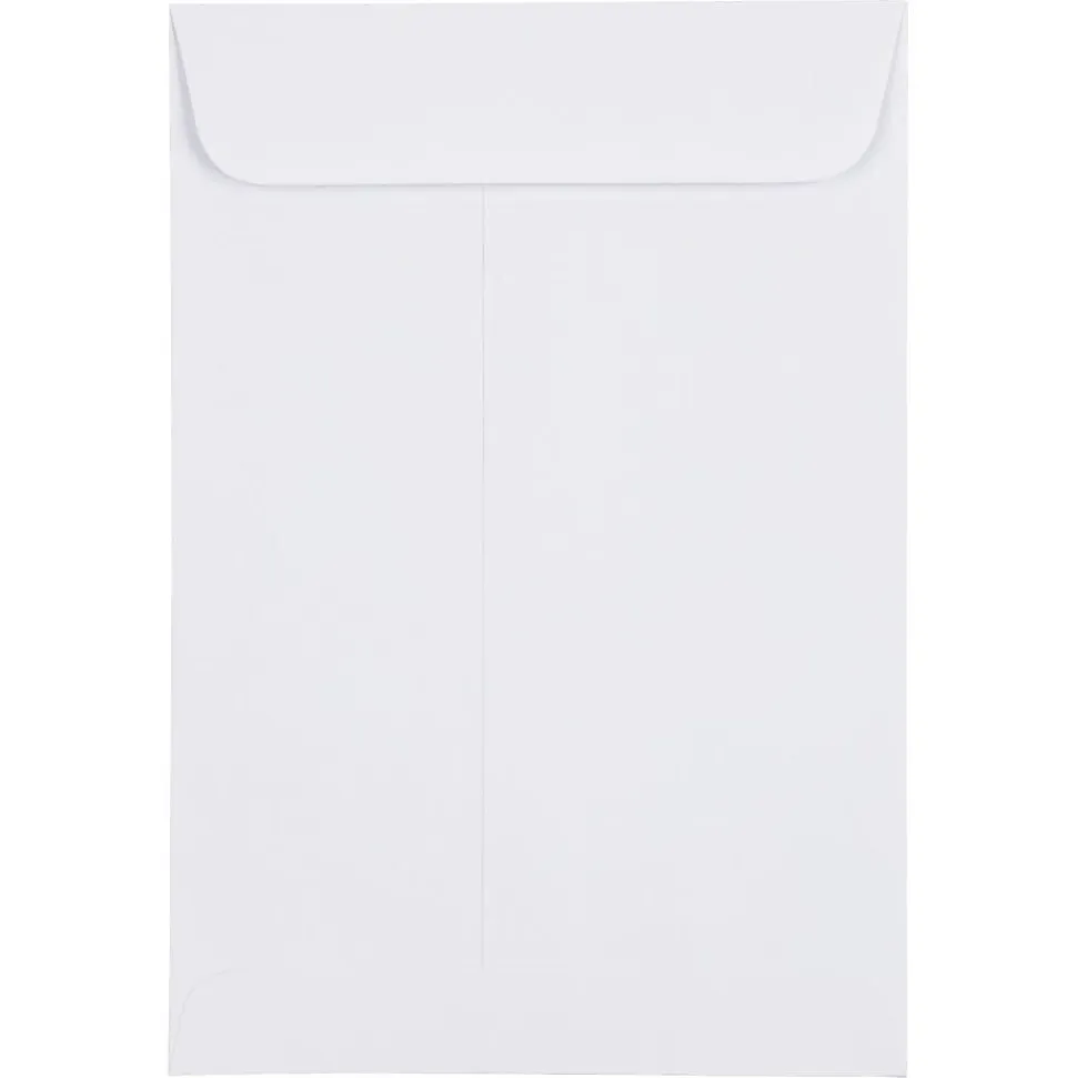 JAM PAPER 1 Scarf Open End Catalog Envelopes, 4 5/8 x 6 3/4, White, 25/Pack