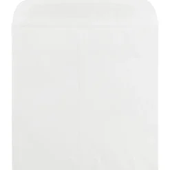 JAM PaperĀ® Square Invitation Envelopes, 11 1/2" x 11 1/2", Gummed Seal, White, Pack Of 25