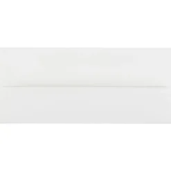 JAM PaperĀ® Strathmore Stationery Set, 8 1/2" x 11", Bright White, Set Of 100 Sheets And 100 Envelopes