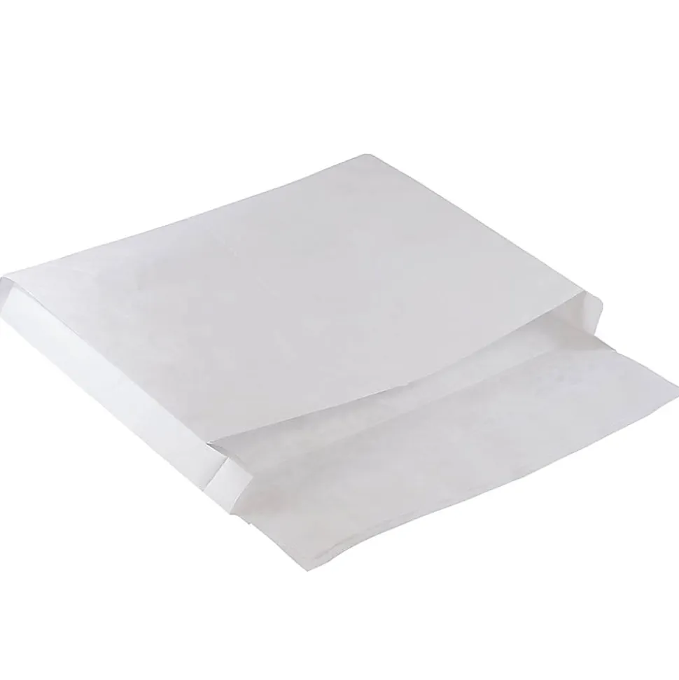 JAM Paper® Tyvek® Booklet 13"H x 10"W x 2"D Envelopes, Peel & Seal Closure, White, Pack Of 100 Envelopes