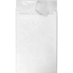 JAM Paper® Tyvek® Open-End Envelopes, 12" x 16" x 2", Peel & Seal Closure, White, Pack Of 100 Envelopes